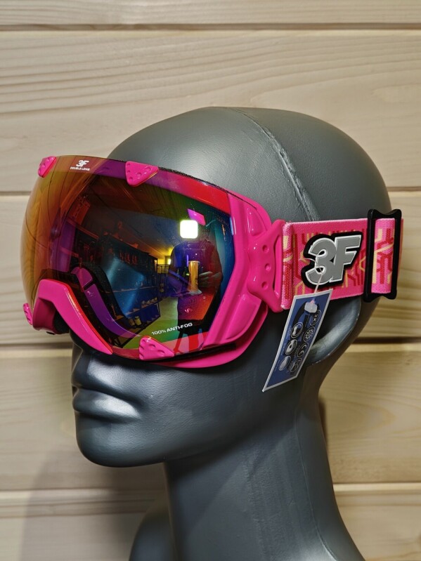 UNI LYŽIARSKE OKULIARE 3F VISON NAKED 2 NEON PINK